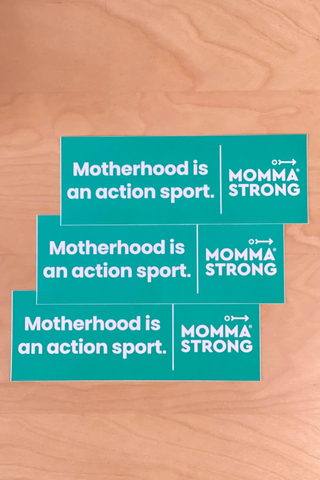 Motherhood is... Car Sticker