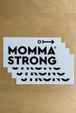 MommaStrong Logo Car Sticker